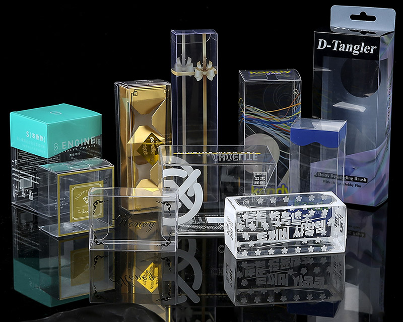¿Qué plástico se utiliza para los envases transparentes?