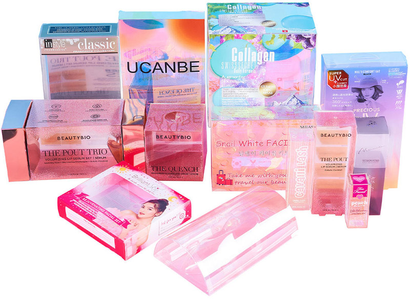 clear retail boxes