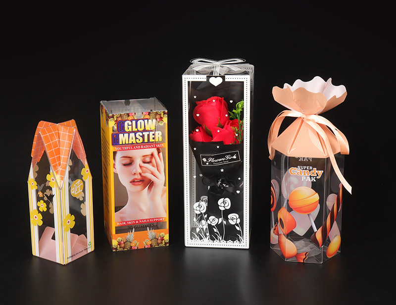 ¿Cuáles son los usos más comunes de las cajas de regalo transparentes en el embalaje para la venta al por menor?